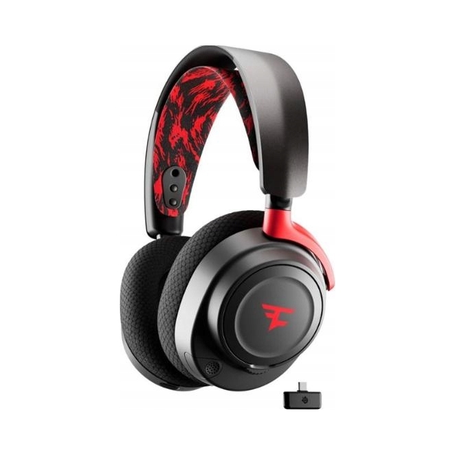 Słuchawki bezprzewodowe nauszne SteelSeries Arctis Nova 7 Wireless FazeClan