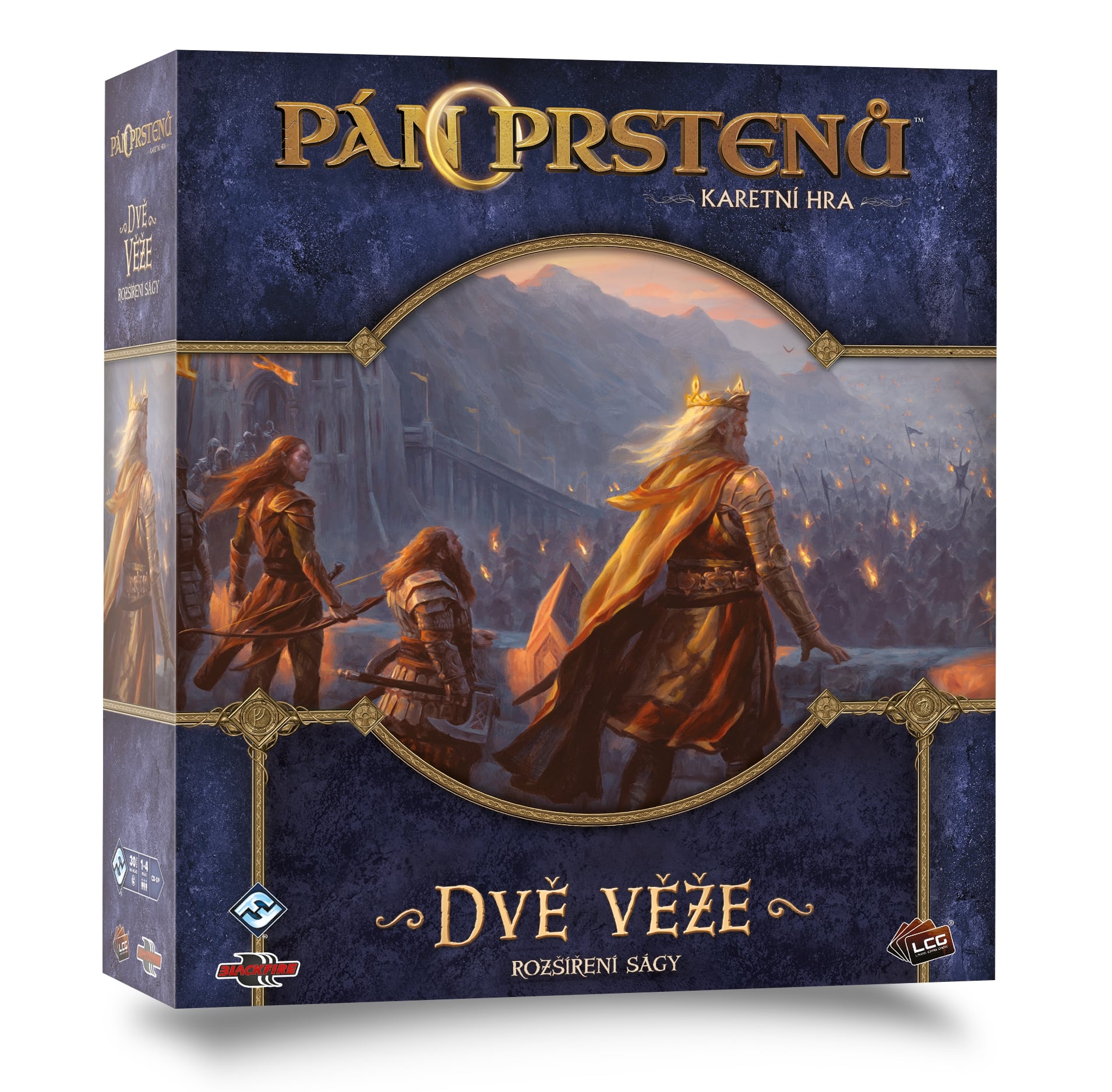 Desková hra Blackfire Pán prstenů: Karetní hra Dvě věže Dodatek