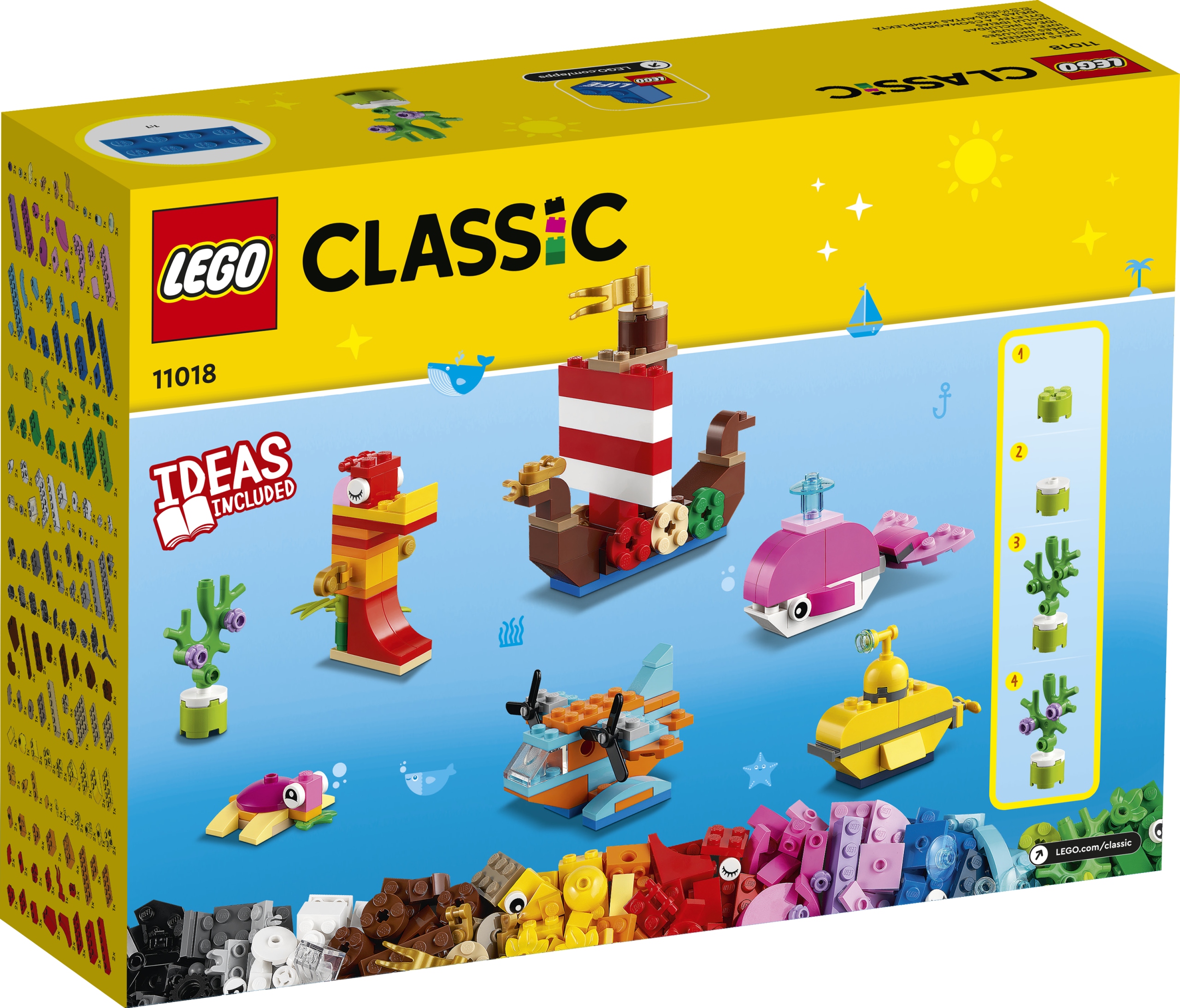 Lego Classic Kreativní oceánská zábava 11018