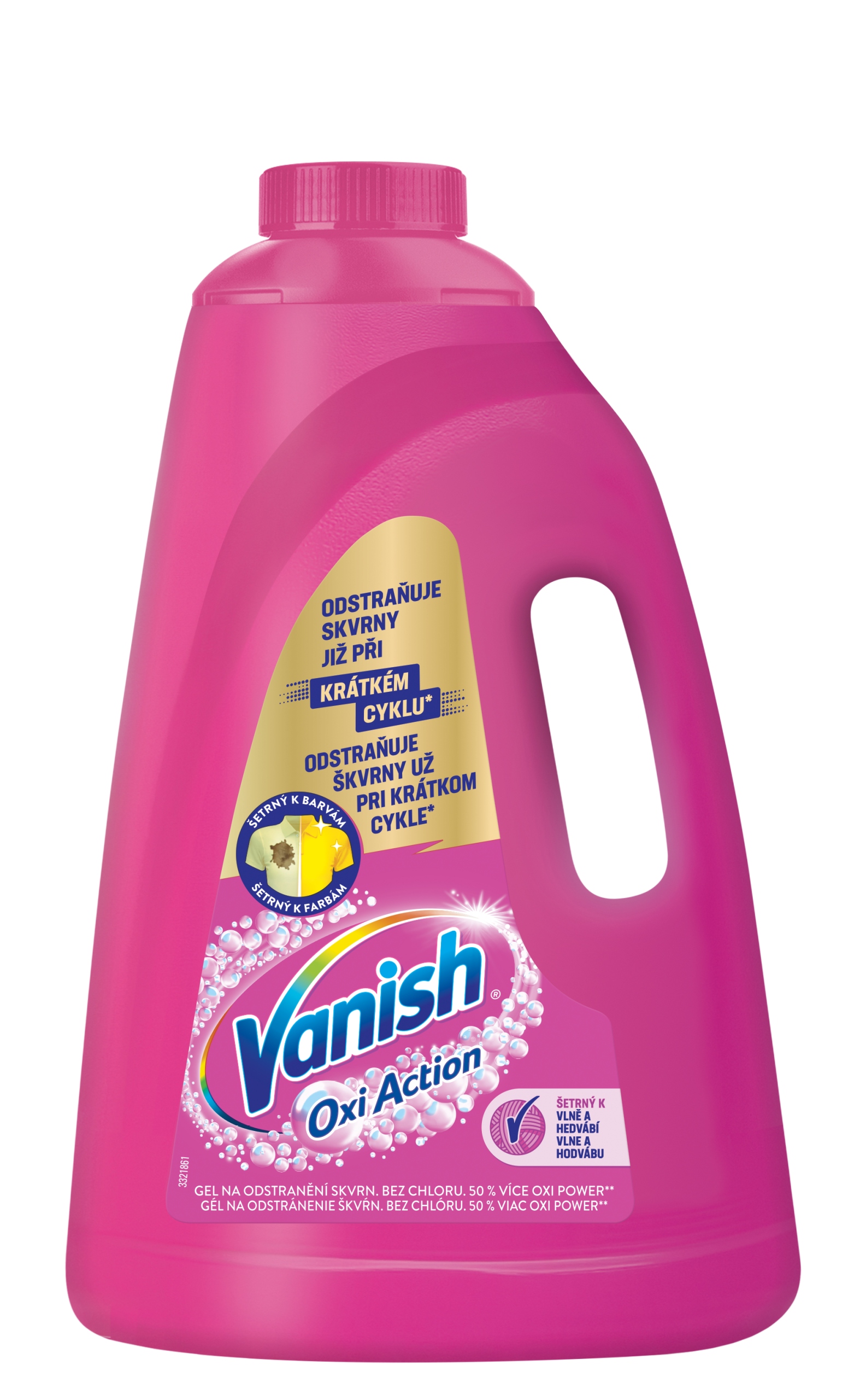 Odstraňovač skvrn gel Vanish 3 l