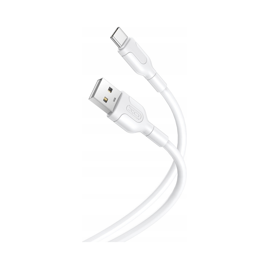 XO kabel NB212 USB - USB-C 1,0 m 2,1A biały