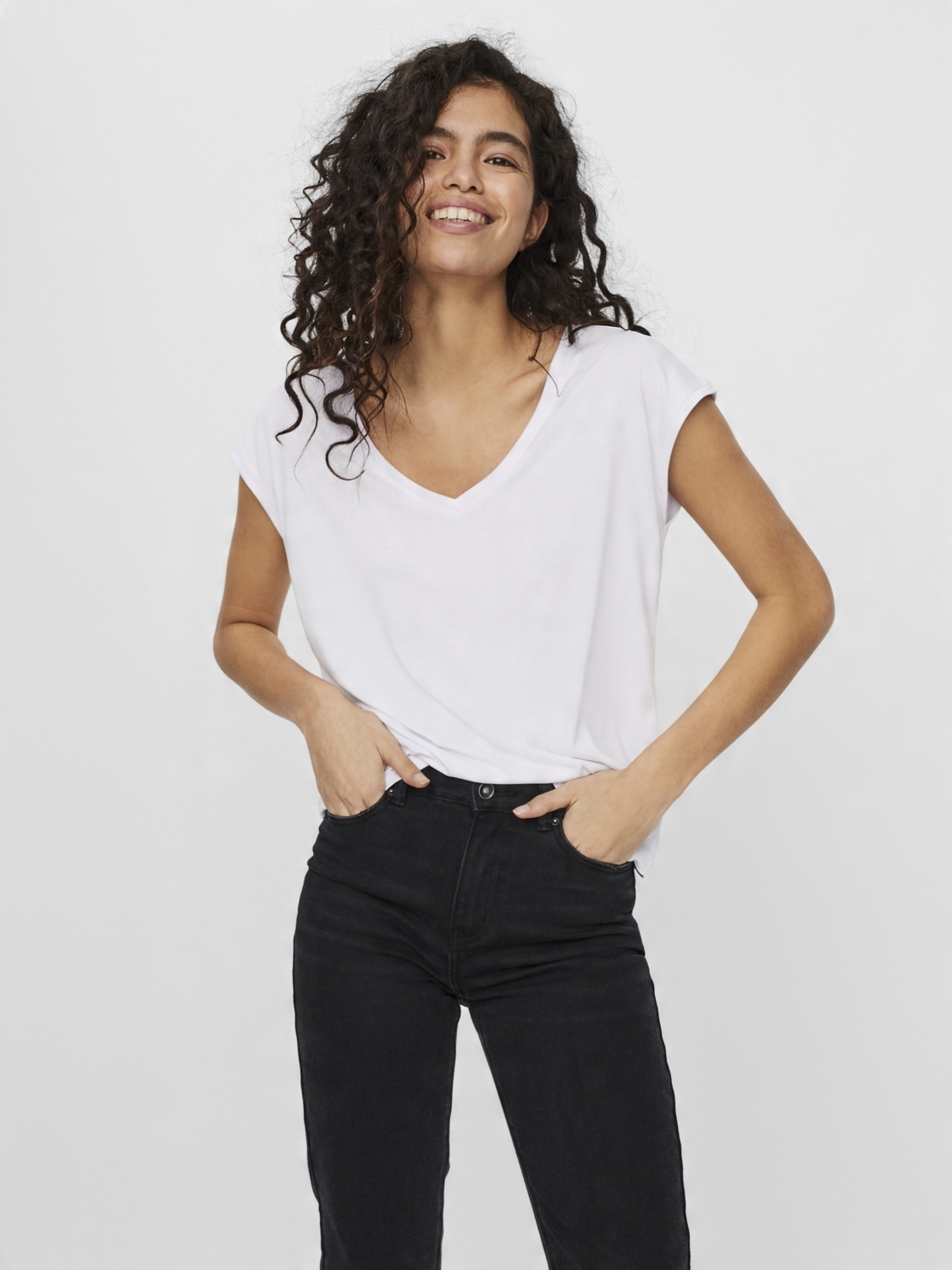 

Top Vero Moda Filli r. S biały