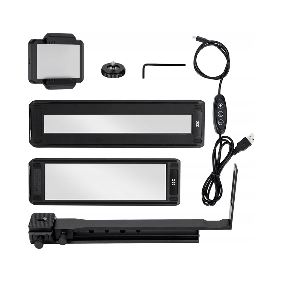 Skenerová sada pro digitalizaci Jjc FDA-S2 s držákem a Led lampou 35 mm 120 mm