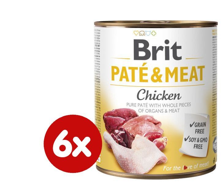Brit krmivo mokré kuře 0,8 kg