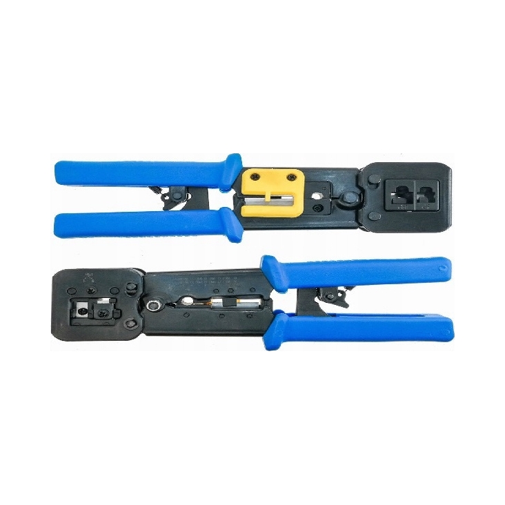 Zaciskarka do wtyków przelotowych RJ45 RJ12 RJ11 Lanberg NT-0204