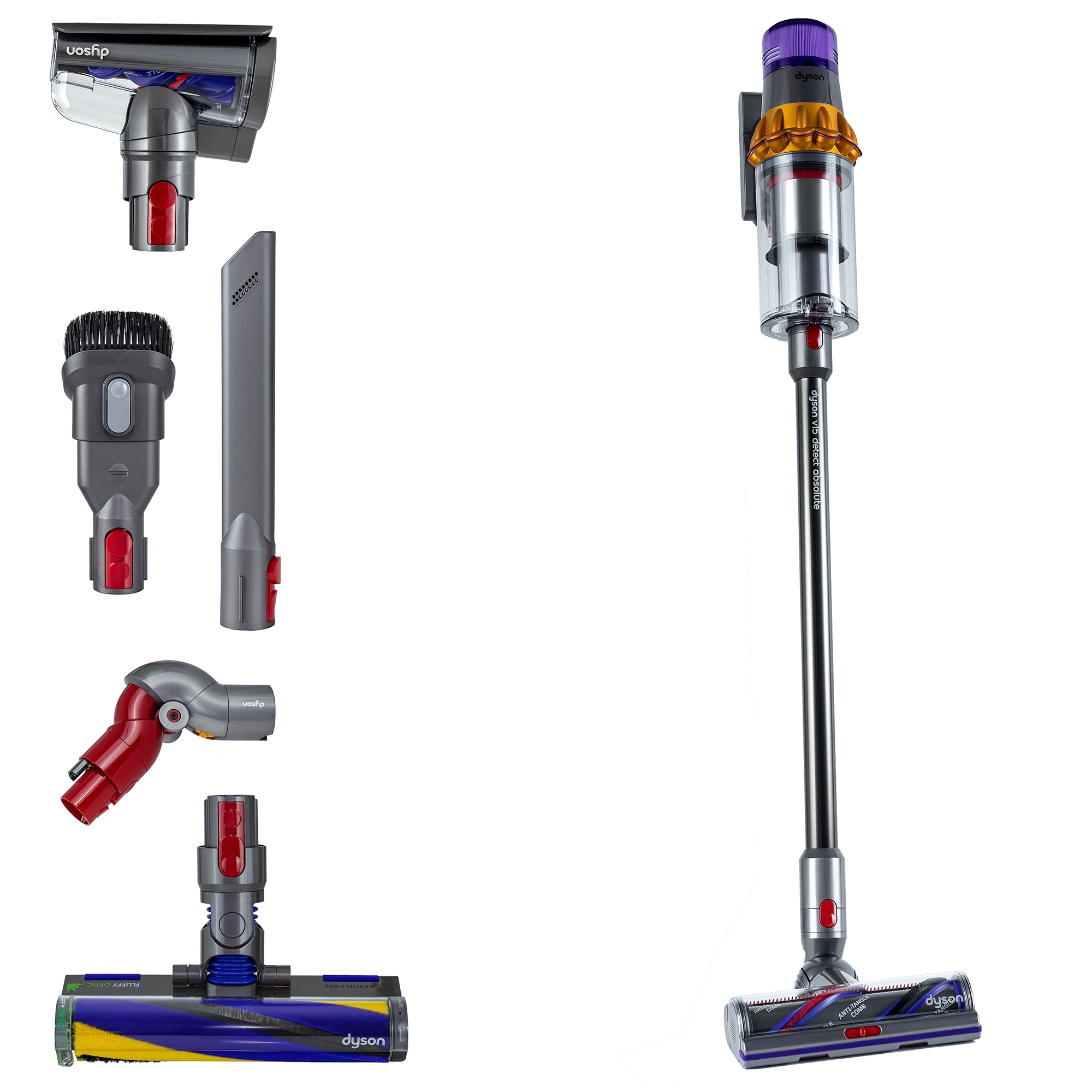 Dyson V15 Detect Absolute sladdlös dammsugare 446986-01