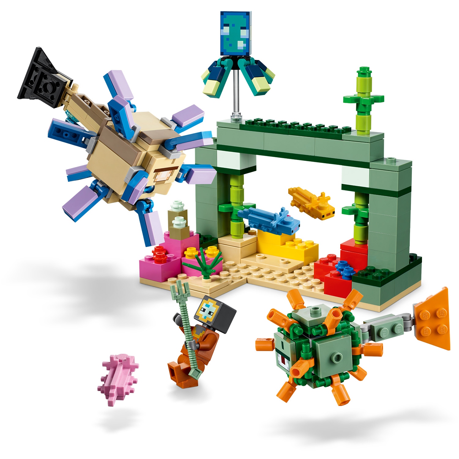 LEGO Minecraft Walka ze strażnikami 21180 Marka LEGO