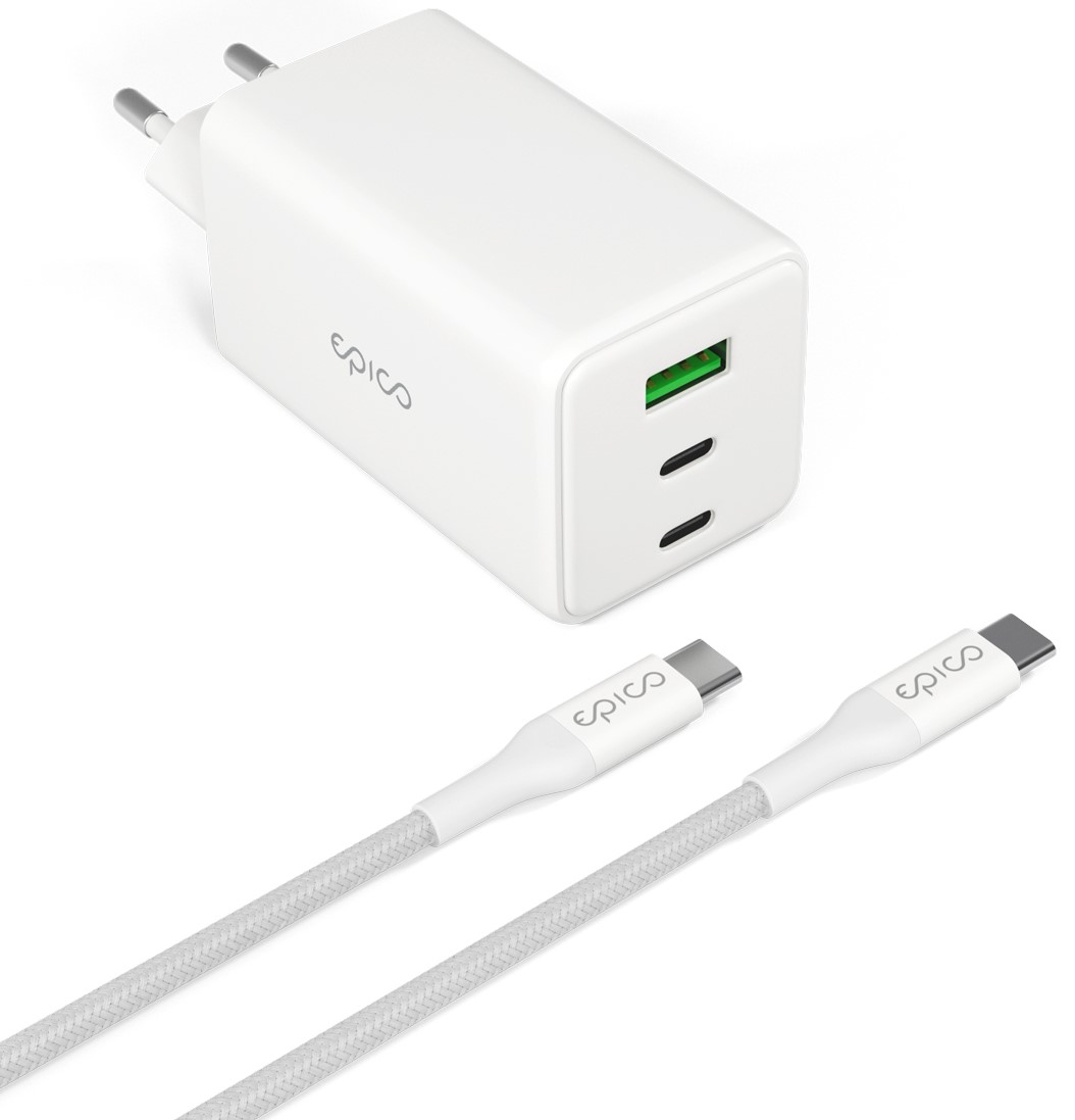 Epico UltraBoost GaN 100W sieťový adaptér EA100 s 1,2 m Usb-c na Usb-c