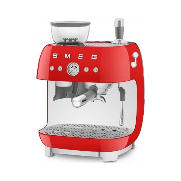 Kolbowy ekspres ciśnieniowy Smeg EGF03RDEU 1650 W czerwony Kawa Od Ręki