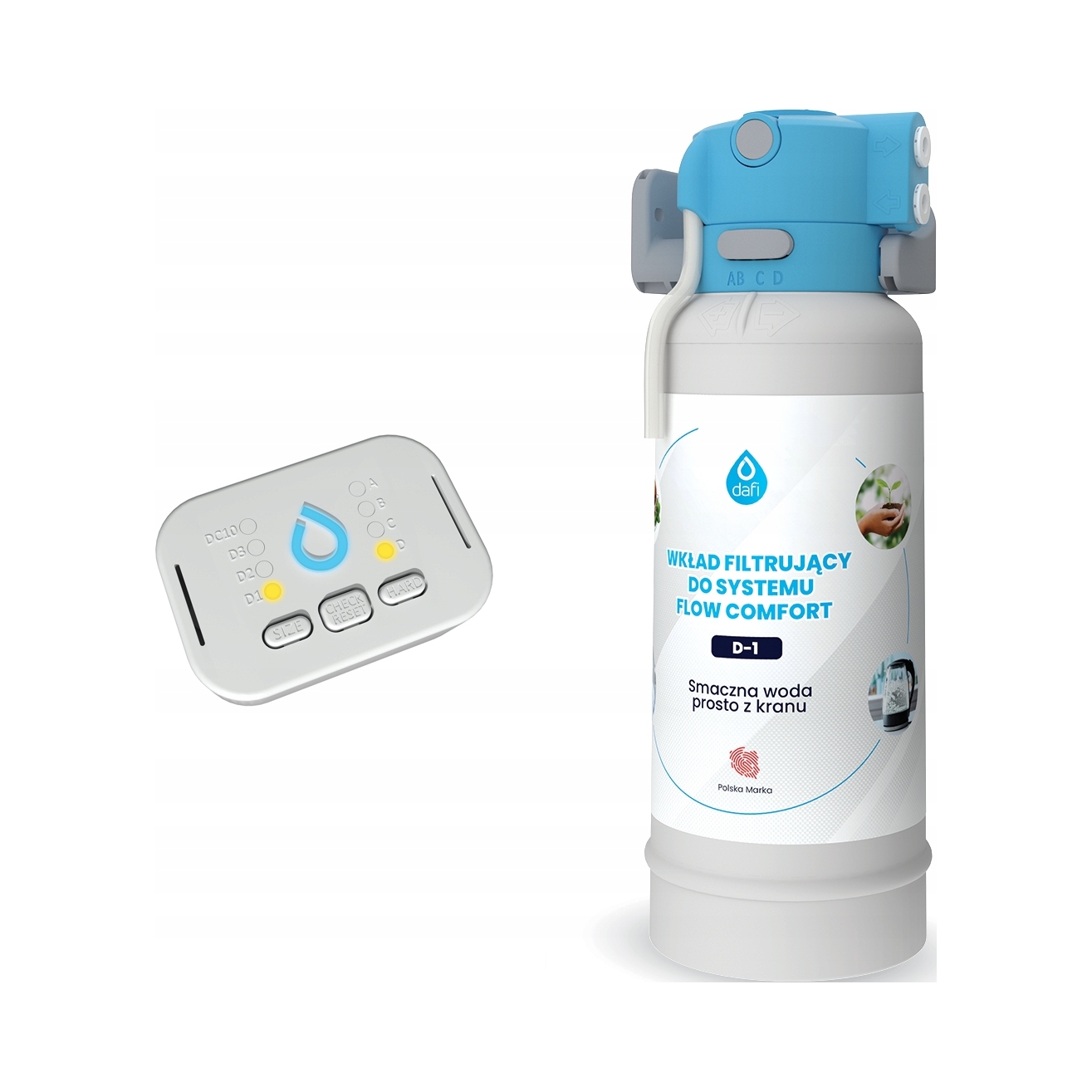 System filtrujący wodę kranową zestaw startowy Dafi Flow Comfort D1
