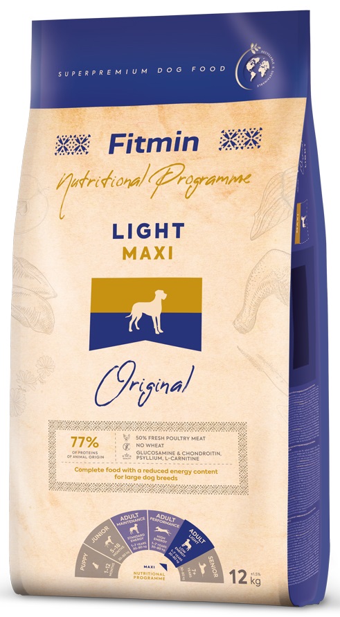 Levně Fitmin Dog Maxi Light 12 kg