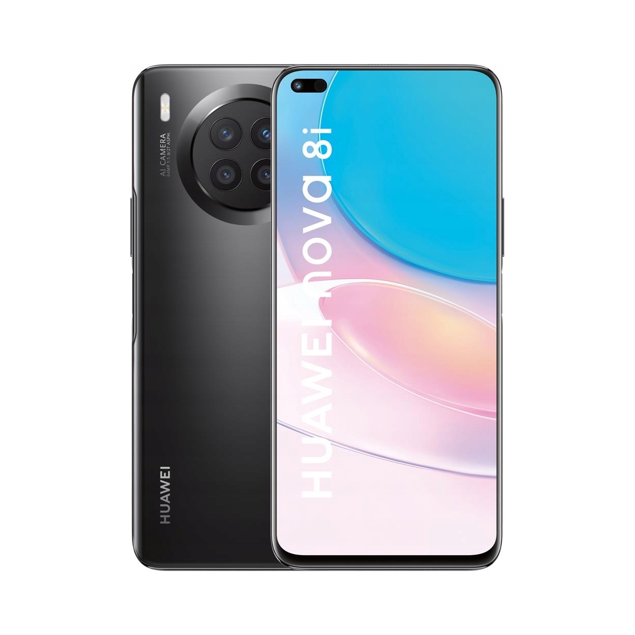 Smartfon Huawei Nova 8i 6/128GB 6,67" 64Mpix Czarny Nowy