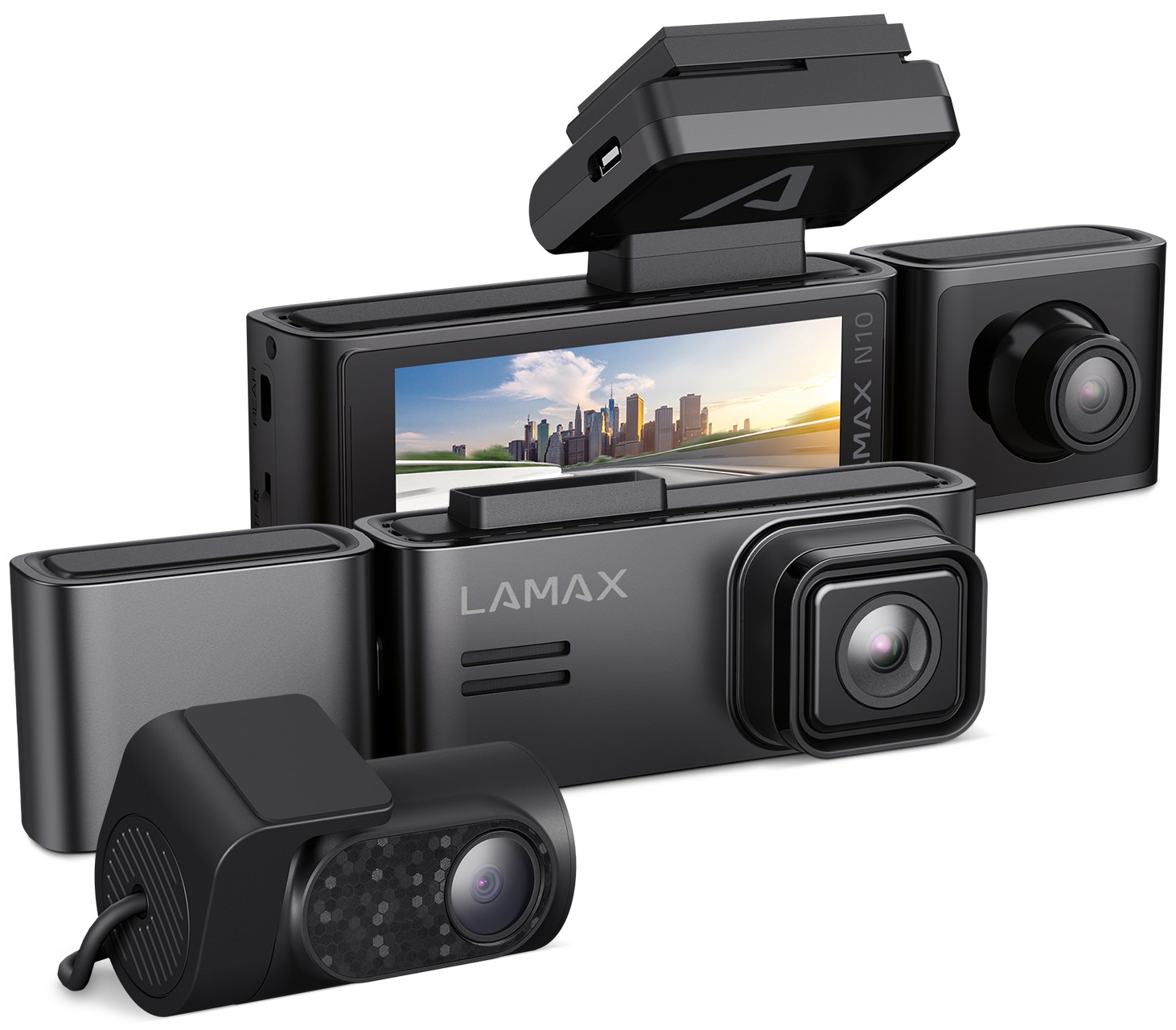 Automobilová Lamax N10 Gps 3v1 čierna