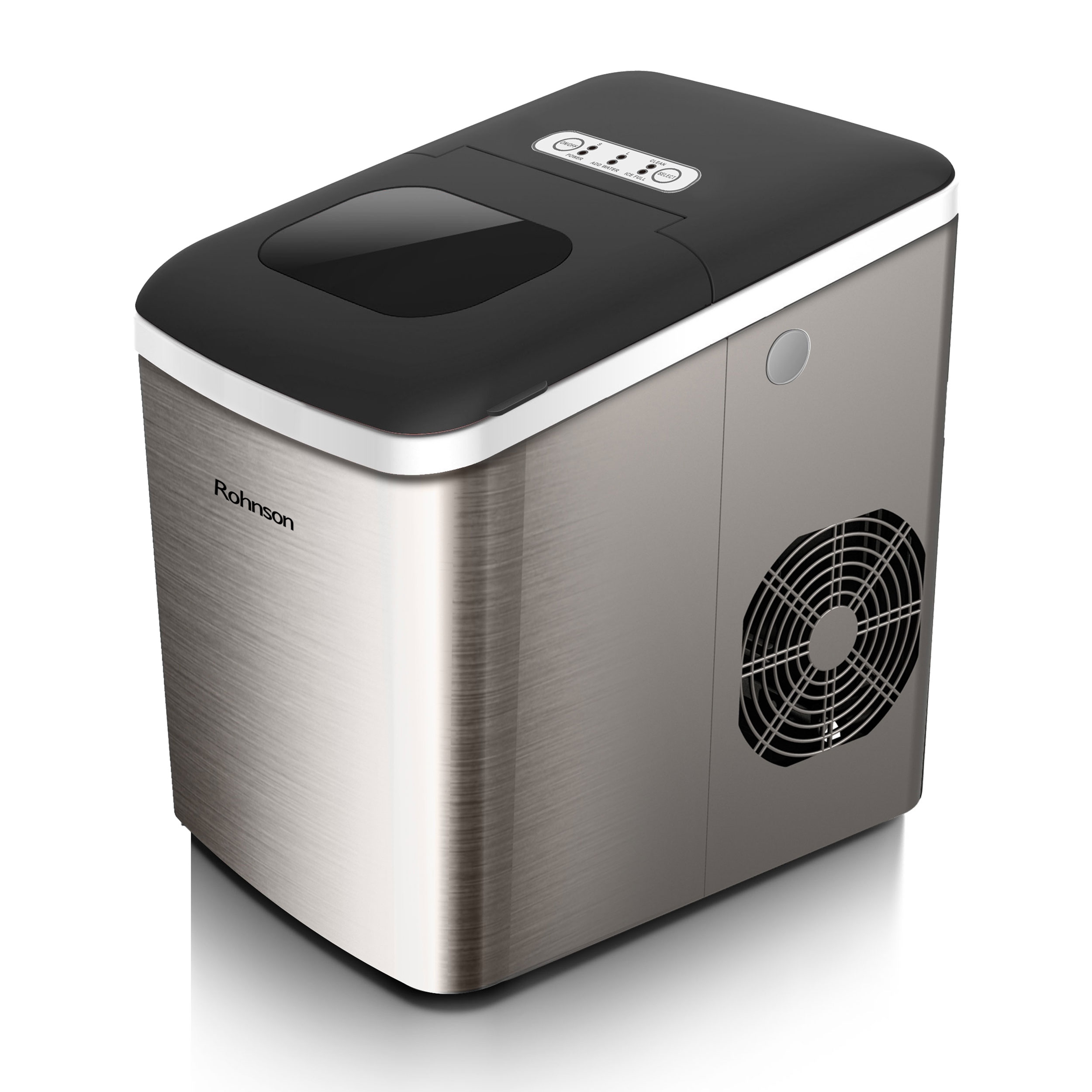 Výrobník ledu Rohnson R-40012 stříbrný 105 W