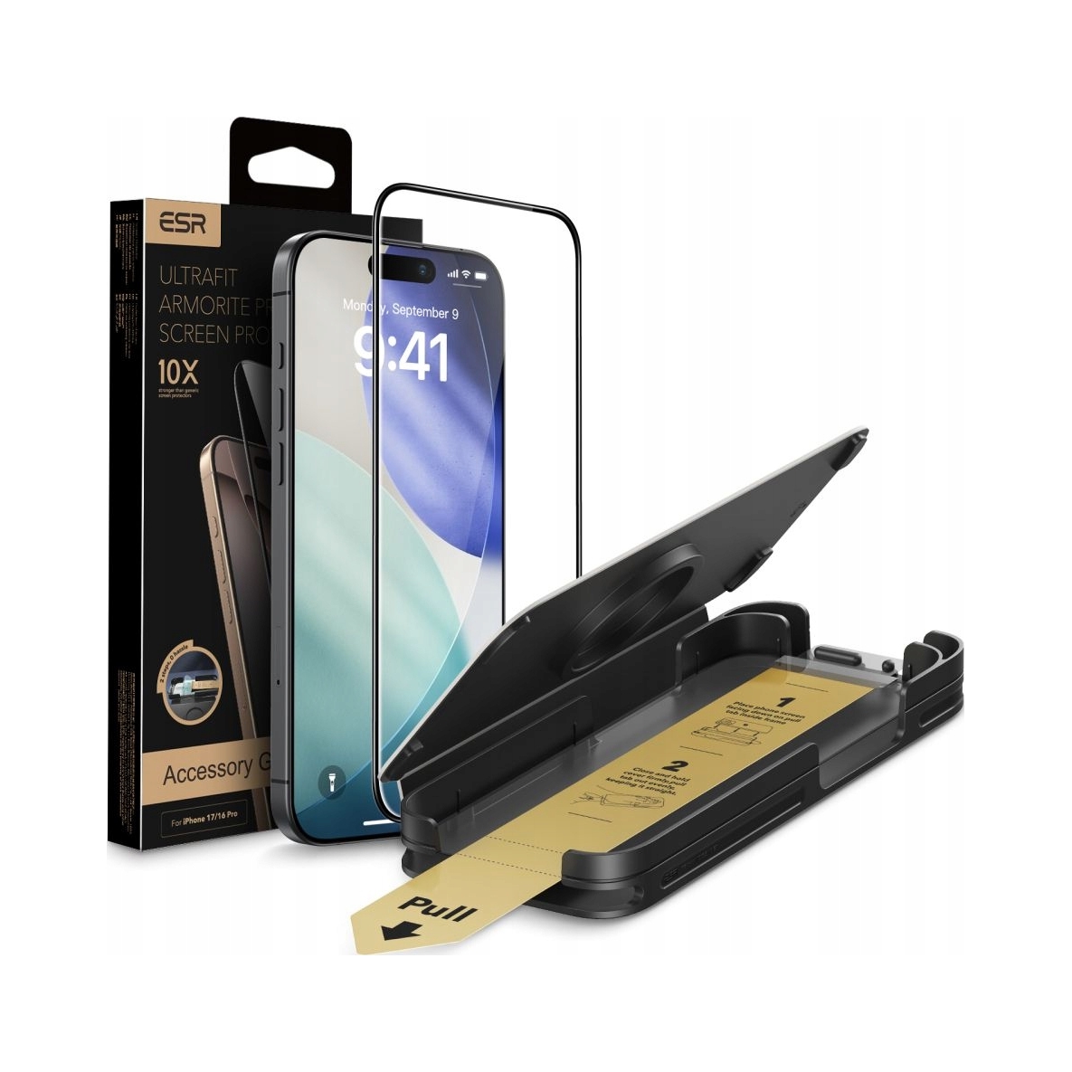 Szkło Hartowane Esr Ultrafit Armorite Pro Tempered Glass iPhone 16 Pro 17