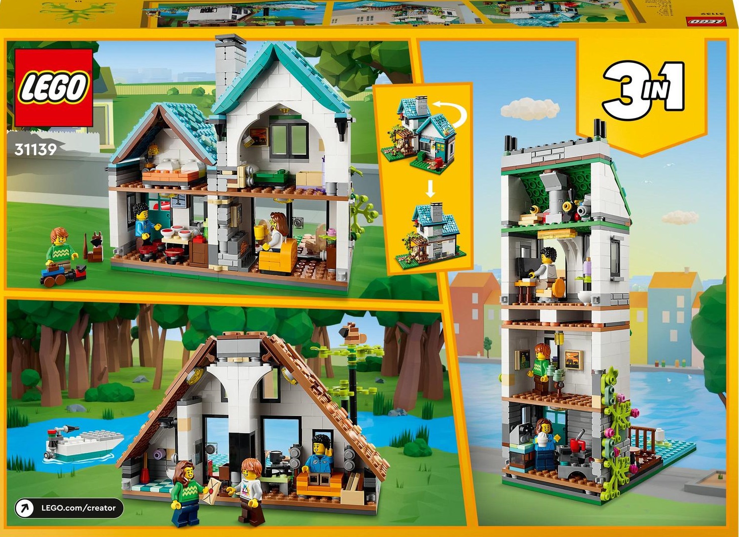 LEGO Creator 3 w 1 Przytulny dom 31139 Numer produktu 31139