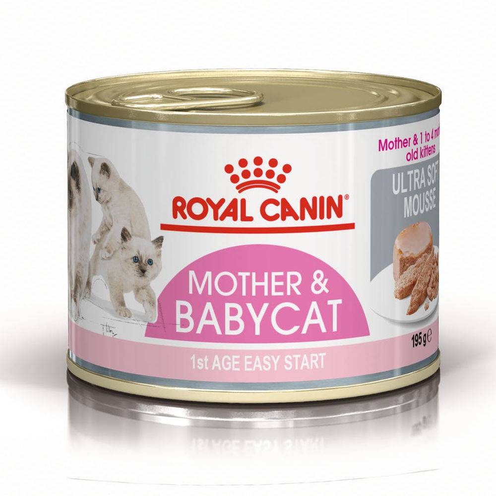 Levně 4x Royal Canin Mother & Babycat Instinctive Mousse 195g