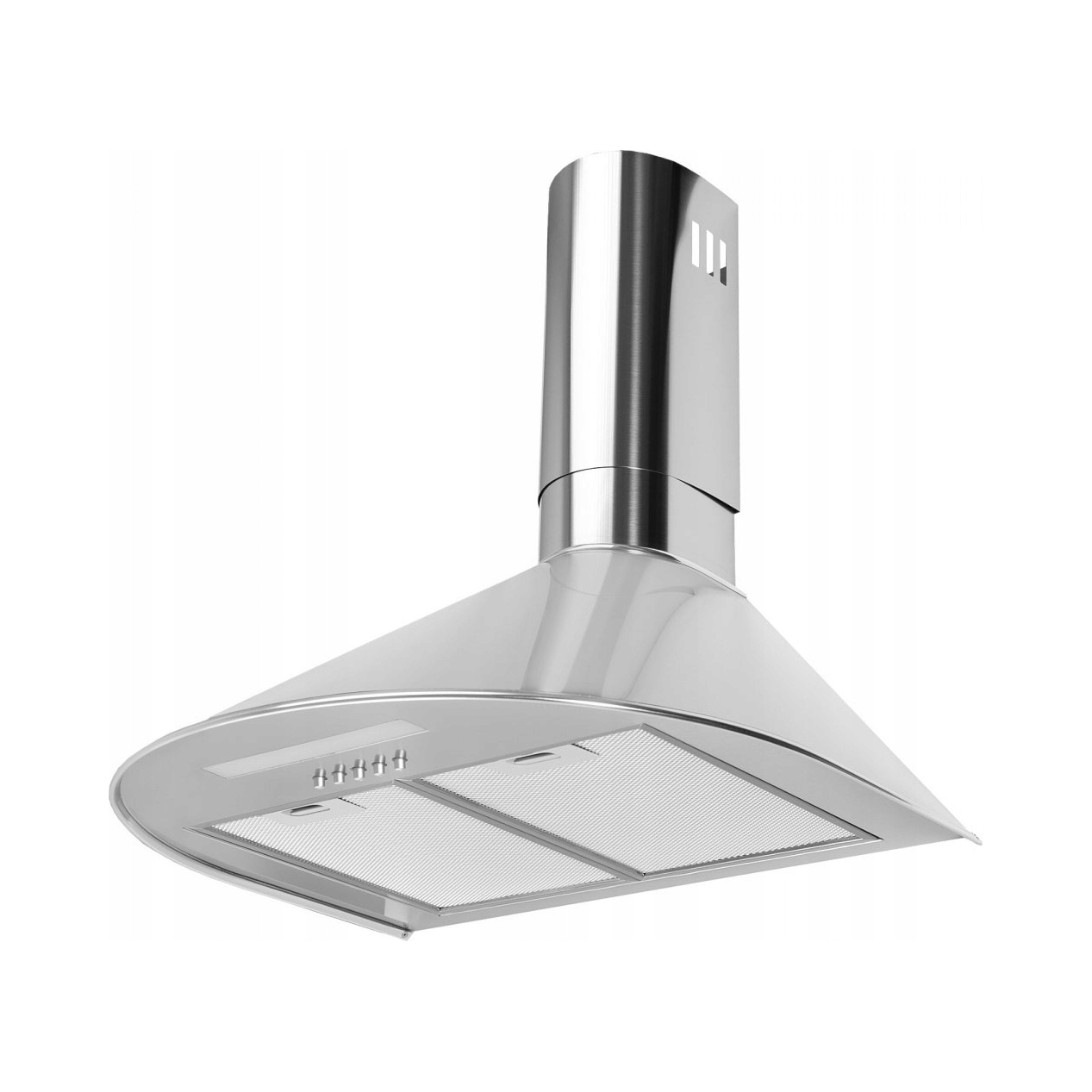 2X Okap Kominowy Maan Mix 3 50 Satynowy 50 cm Srebrny