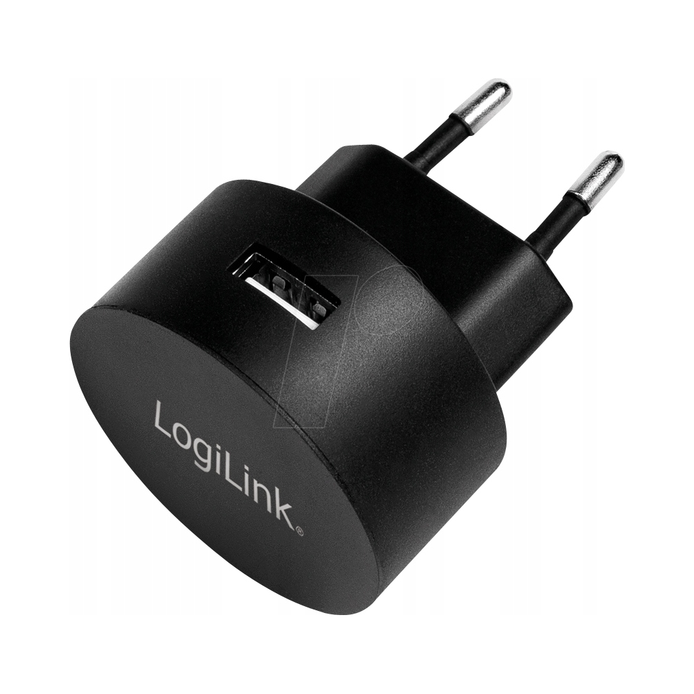 Ładowarka sieciowa LogiLink PA0217 Usb 10,5 W, okrągła, 1x Usb-a, czarna