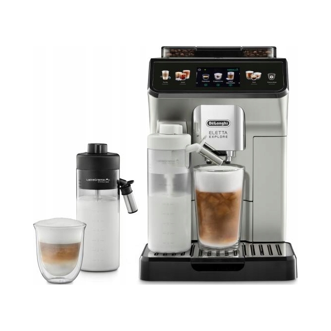 Automatický kávovar na espresso De'Longhi ECAM450.55.S 1450 W strieborný