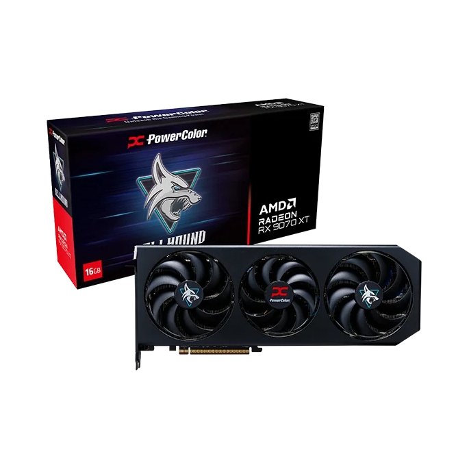 Karta graficzna Amd PowerColor Radeon Rx 9070 Xt Hellhound 16GB GDDR6