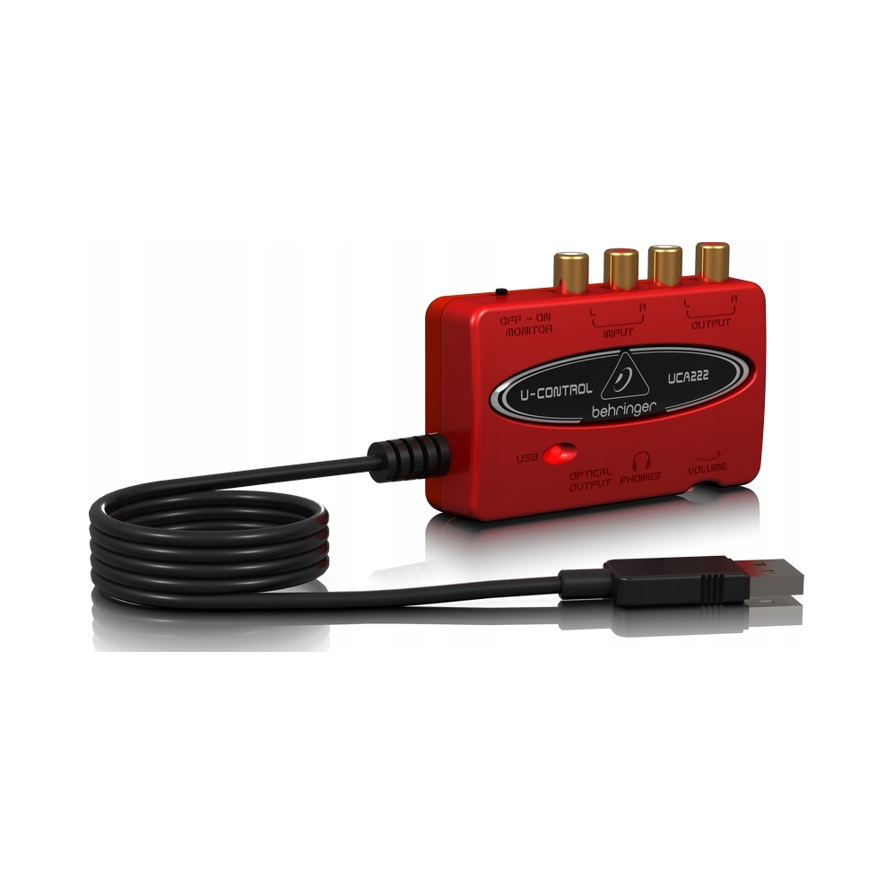 Behringer U-control UCA222 – interfejs audio Usb z wyjściem cyfrowym.
