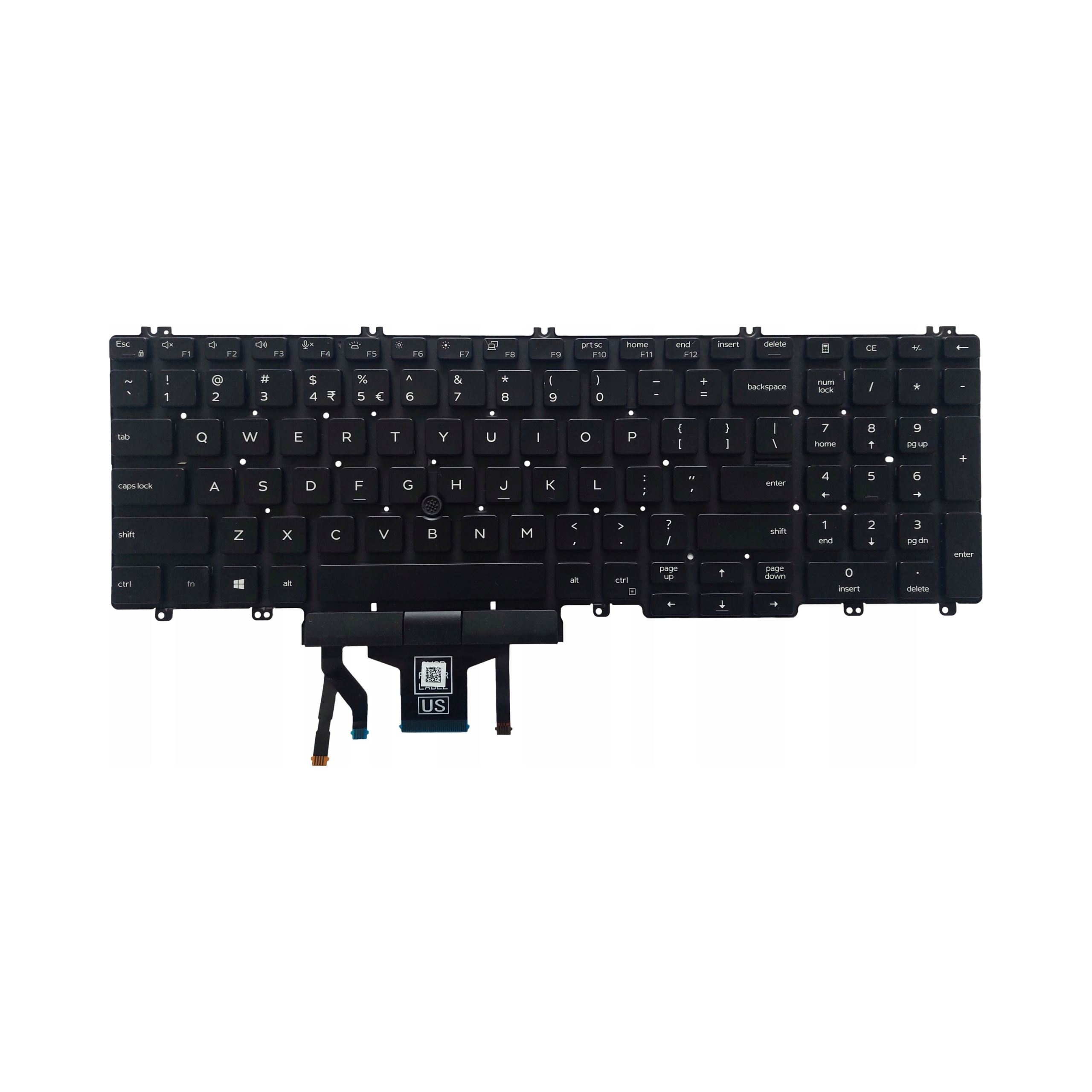 Nová Originální Led Klávesnice Dell Precision 3500 3501 3540 3541 3550 3551