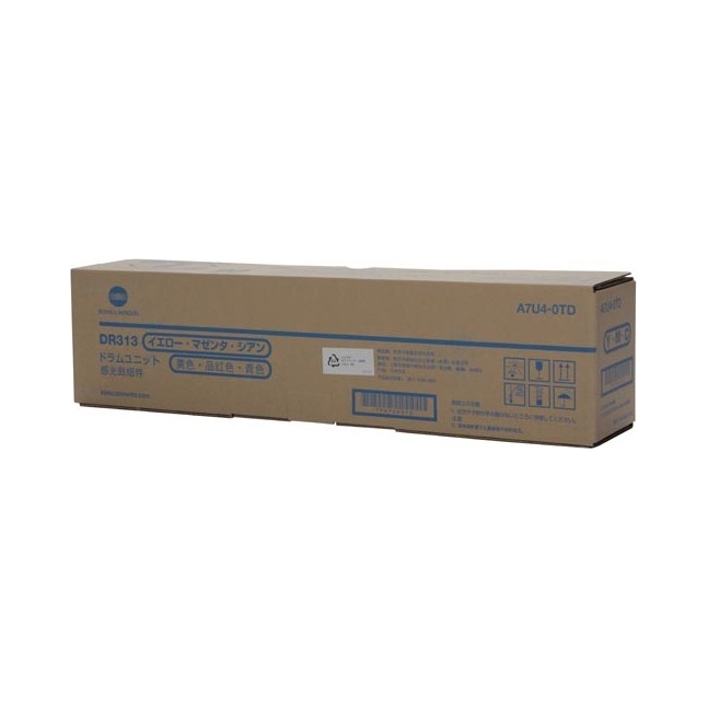 Originální buben Konica Minolta DR-313 (A7U40TD) azurová, purpurová, žlutá