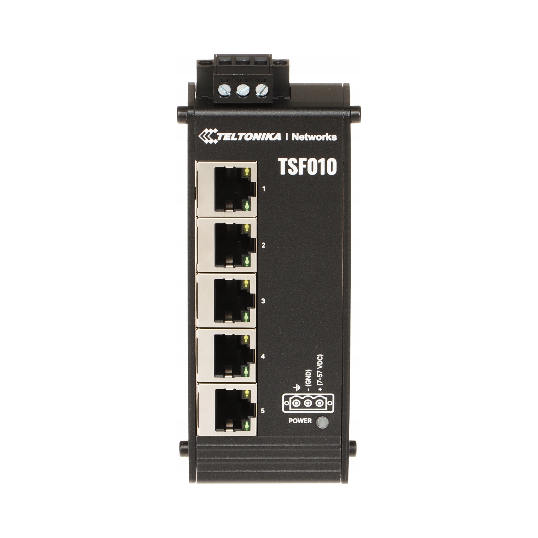 Teltonika TSF010 průmyslový nemanažovaný switch, 5x 10/100, bez zdroje
