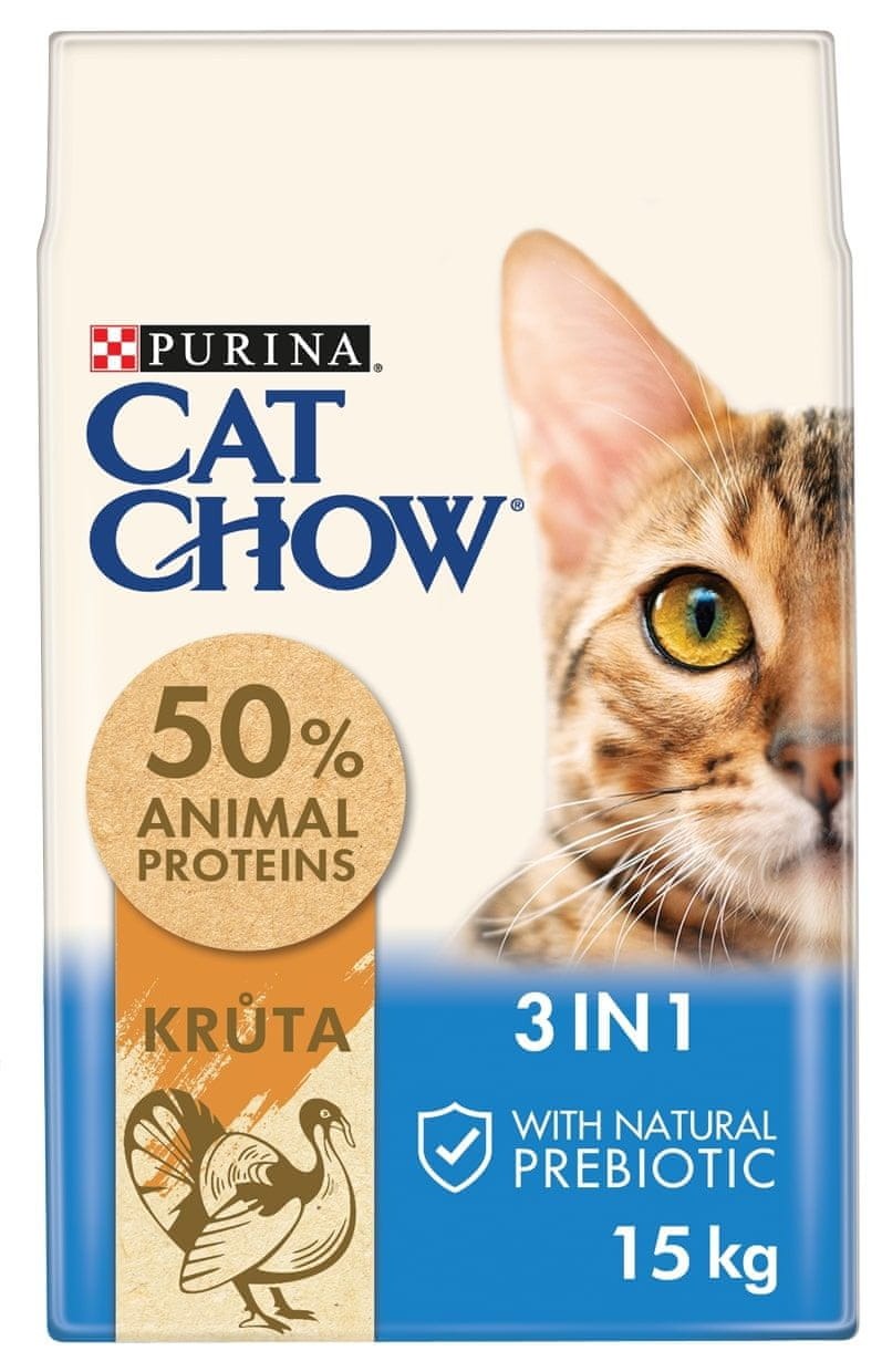 Levně Purina Cat Chow Special Care 3v1 15 kg