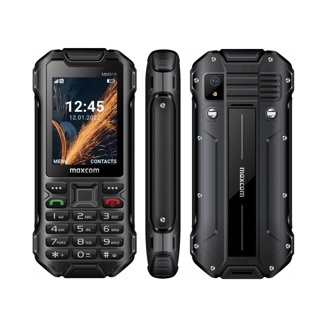 Mobilný telefón Maxcom MM 918L Strong 4G Lte Dual Sim Bluetooth čierny