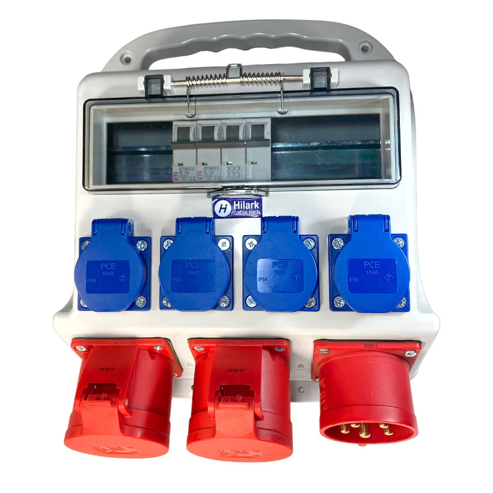 Stavebný rozvádzač s nadprúdovým vypínačom 2x16A 4x230V Pce