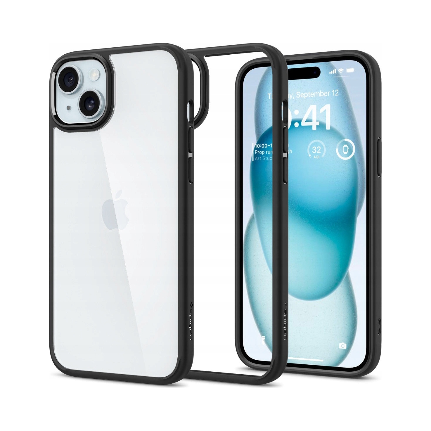 Spigen Ultra Hybrid iPhone 15 Matte Black Spigen