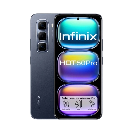 Smartfon Infinix Hot 50 Pro 8 Gb 256 Gb 4G (lte) czarny