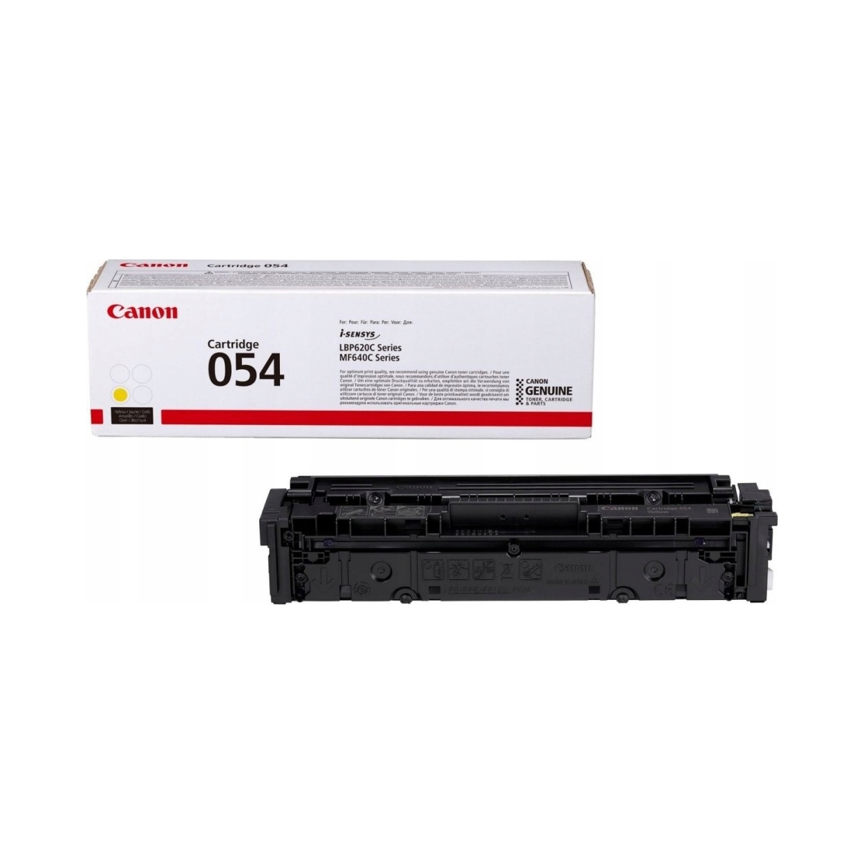 Toner Canon 054Y Žlutý, výtěžnost 1 200 stran