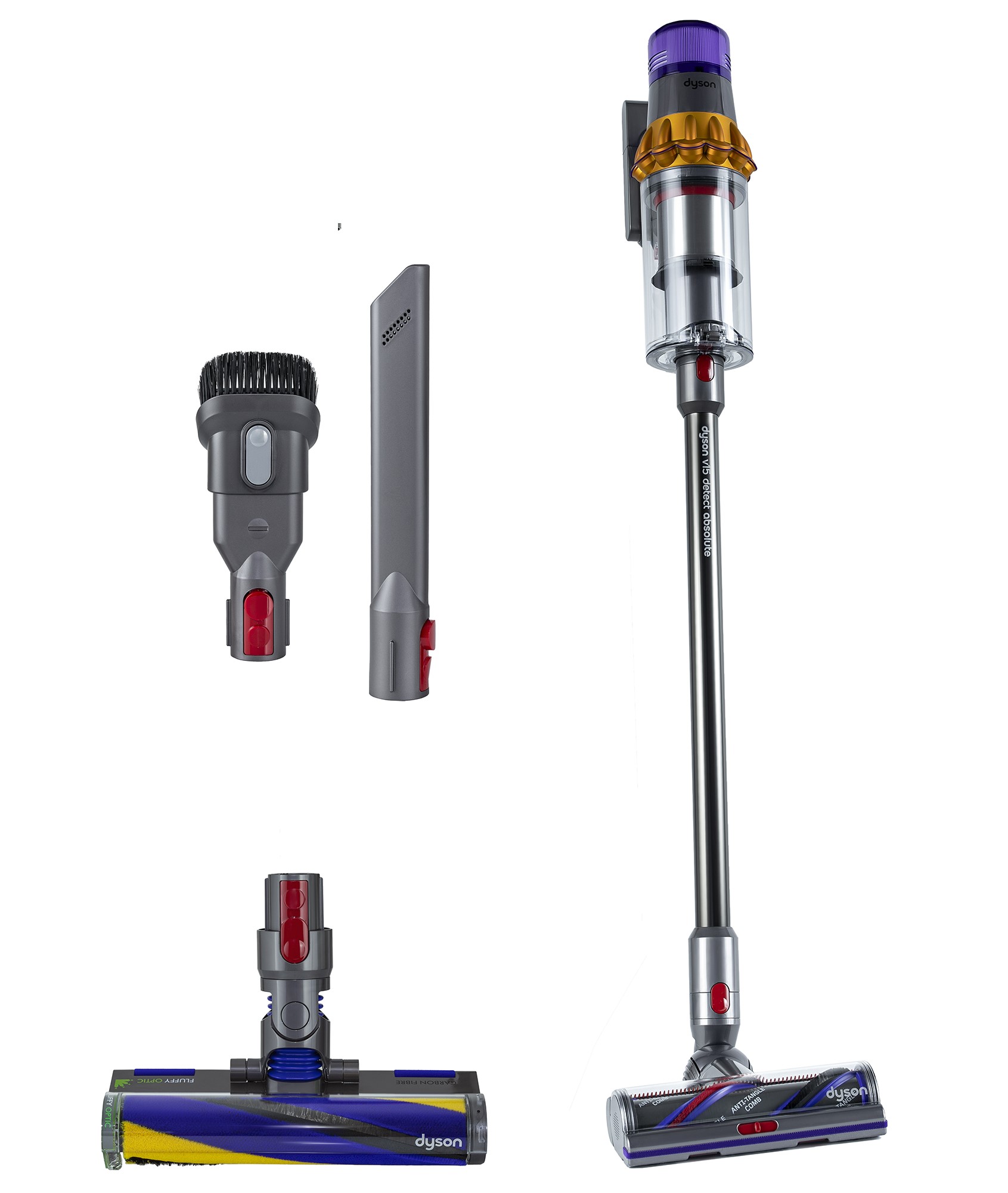 Odkurzacz pionowy Dyson V15 Detect Absolute 2023 660W srebrny