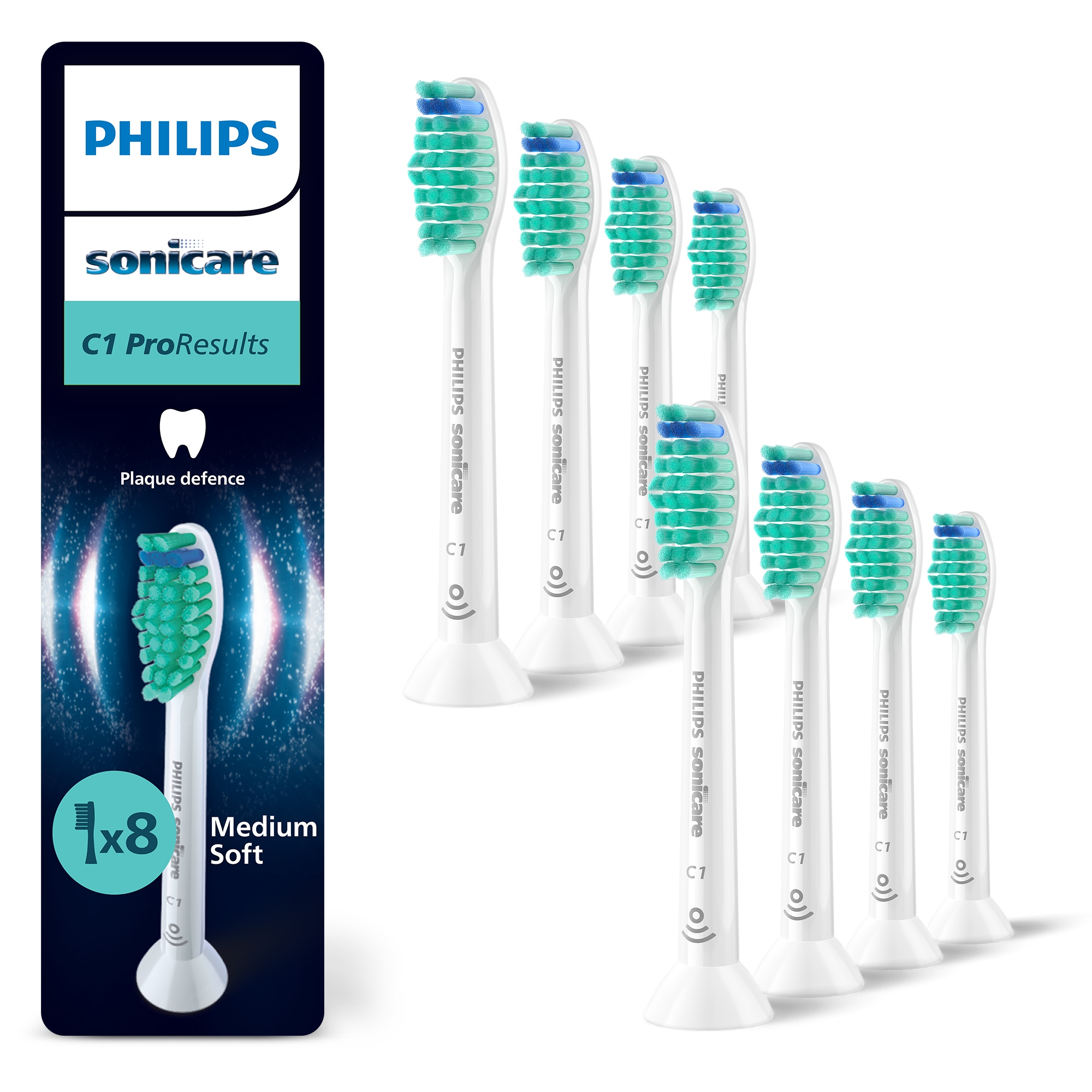 Końcówka szczoteczki Philips Sonicare ProResults C1 HX6018/87 8 szt