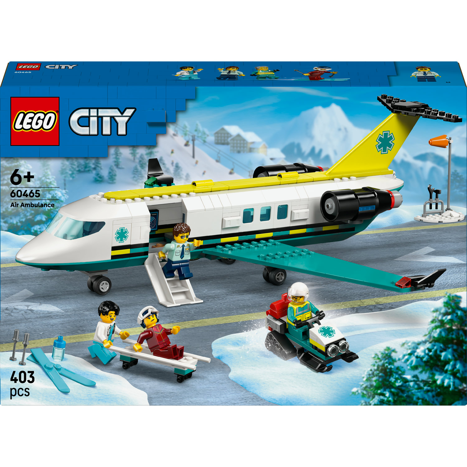 Lego City Letadlo záchranné služby 6+ 403 dílků 60465