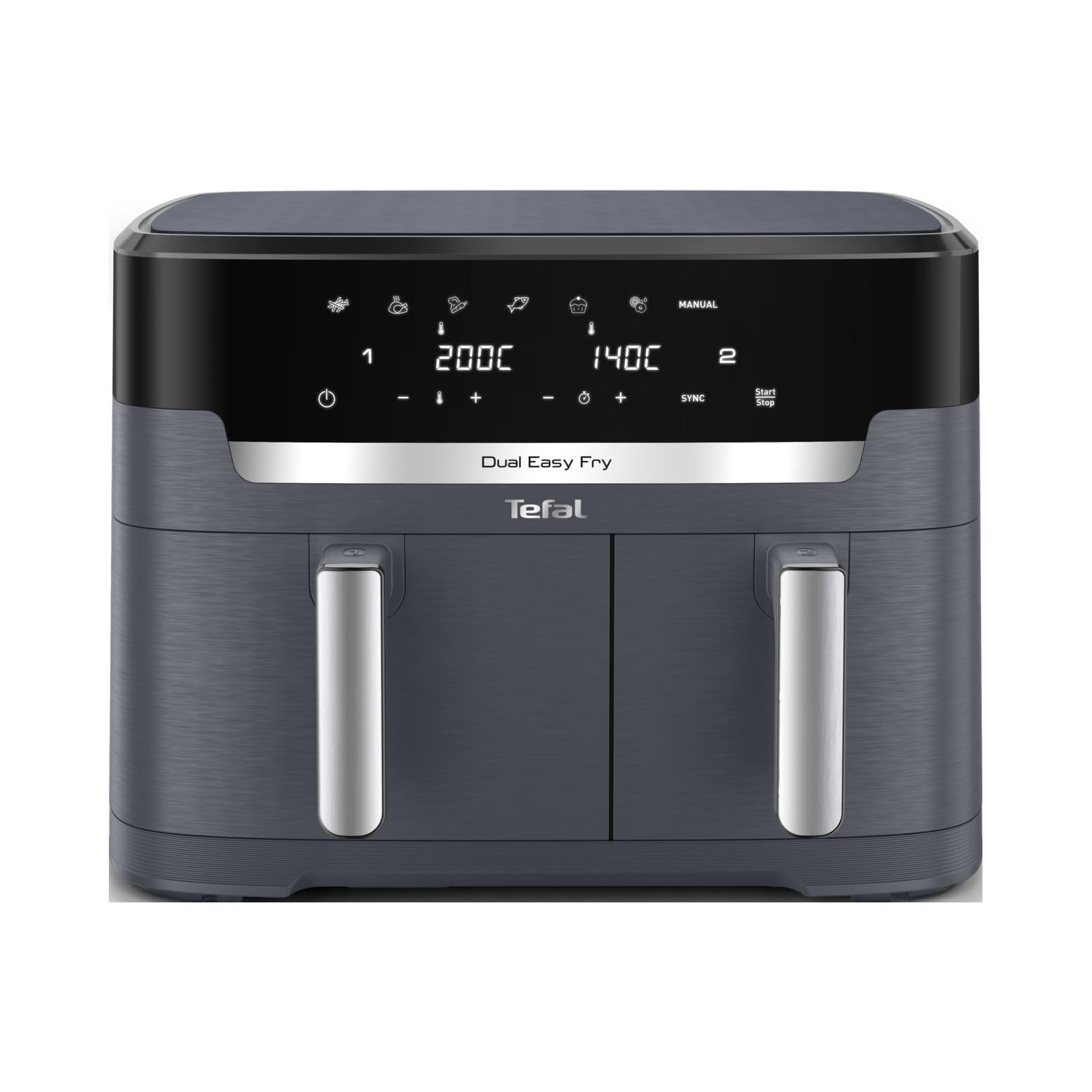 TEFAL Dual Easy Fry XXL Frytkownica Beztłuszczowa 11L 7 Programów Szara — miniatura 10