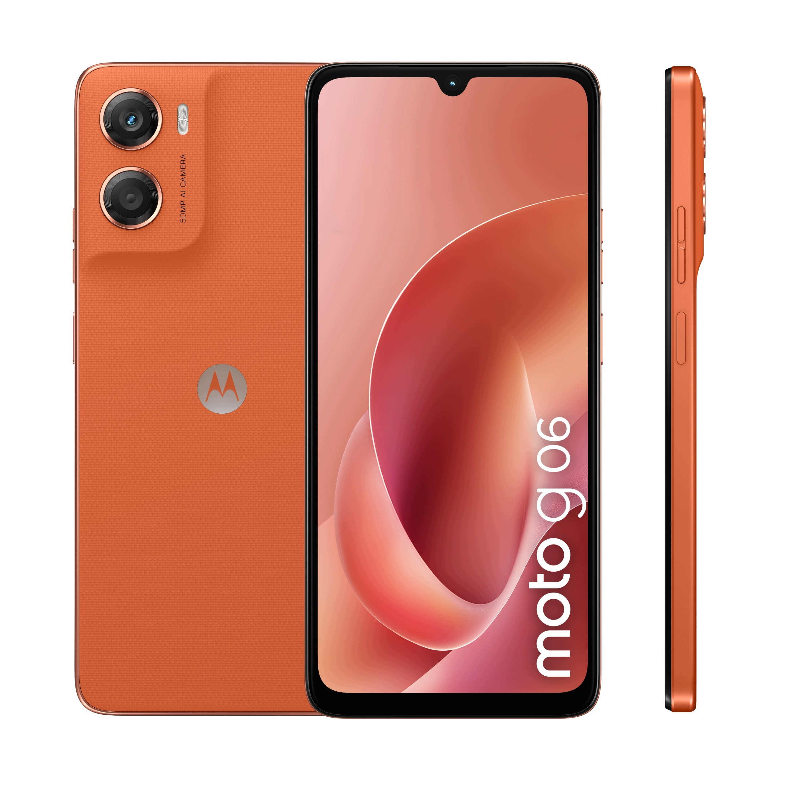 Motorola Moto G06 4+128GB Ds Gsm Pantone Arabesque (Orange)