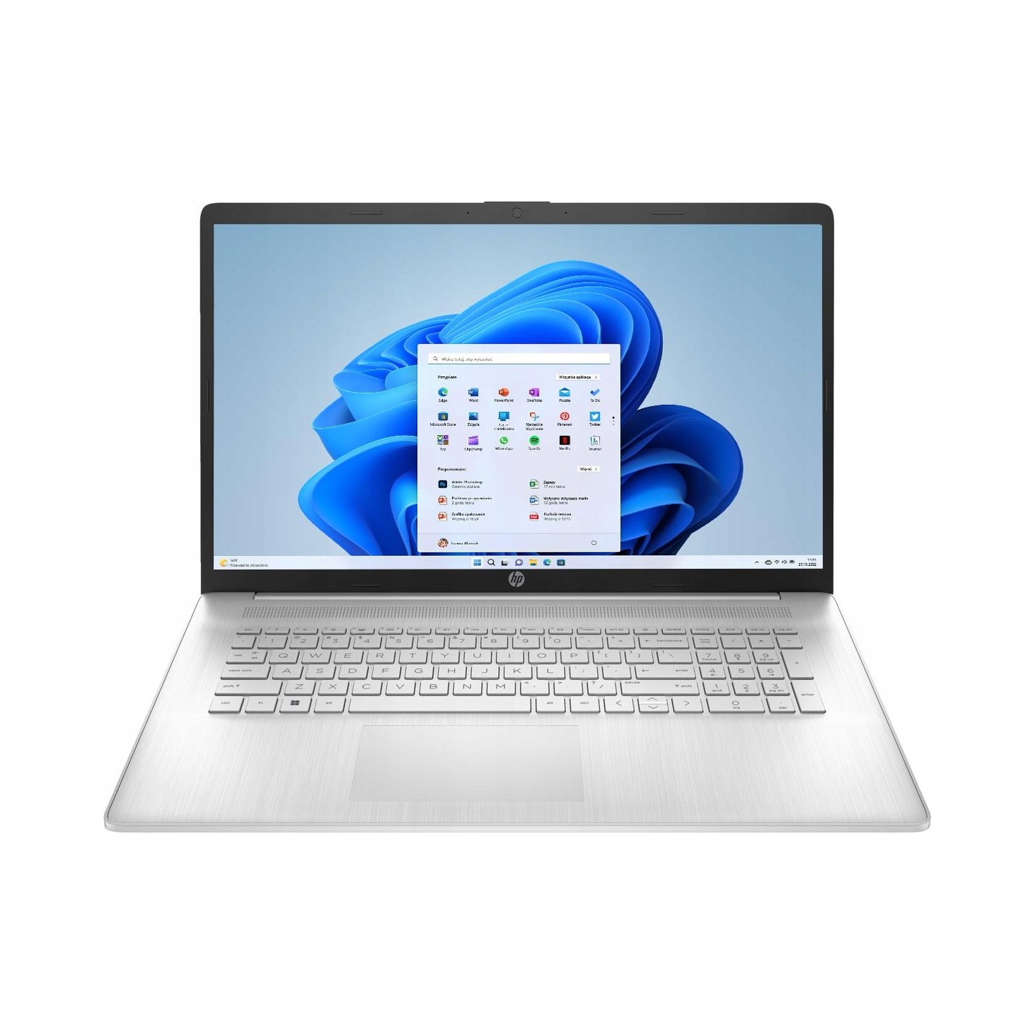 Laptop Hp 17-cp3114nw 17,3" Amd Ryzen 7 16 Gb 512 Gb Windows 11 srebrny