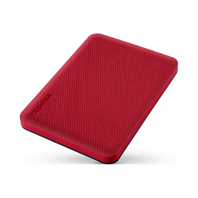 Toshiba External Hard Drive Canvio Advance (2.5'' 2TB, USB3.2 Gen 1, Red) — 3