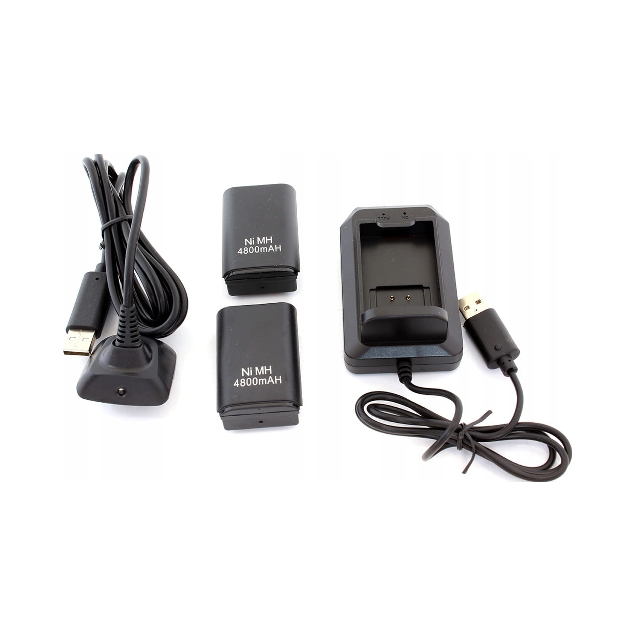 Ładowarka Hertz z 2 akumulatorkami 4800 mAh do Xbox 360