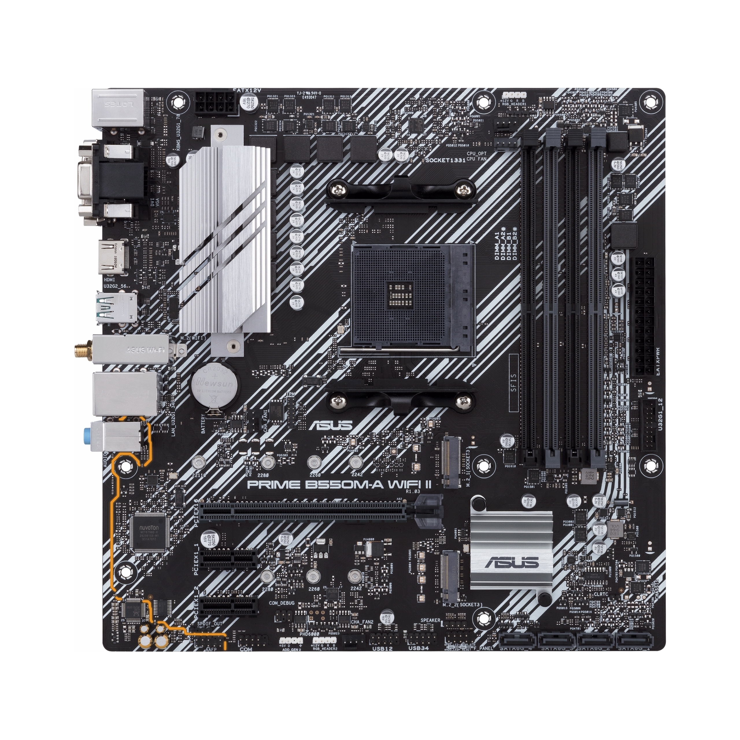 Základná doska Asus Prime B550 Wifi II Amd B550 Socket AM4 micro Atx