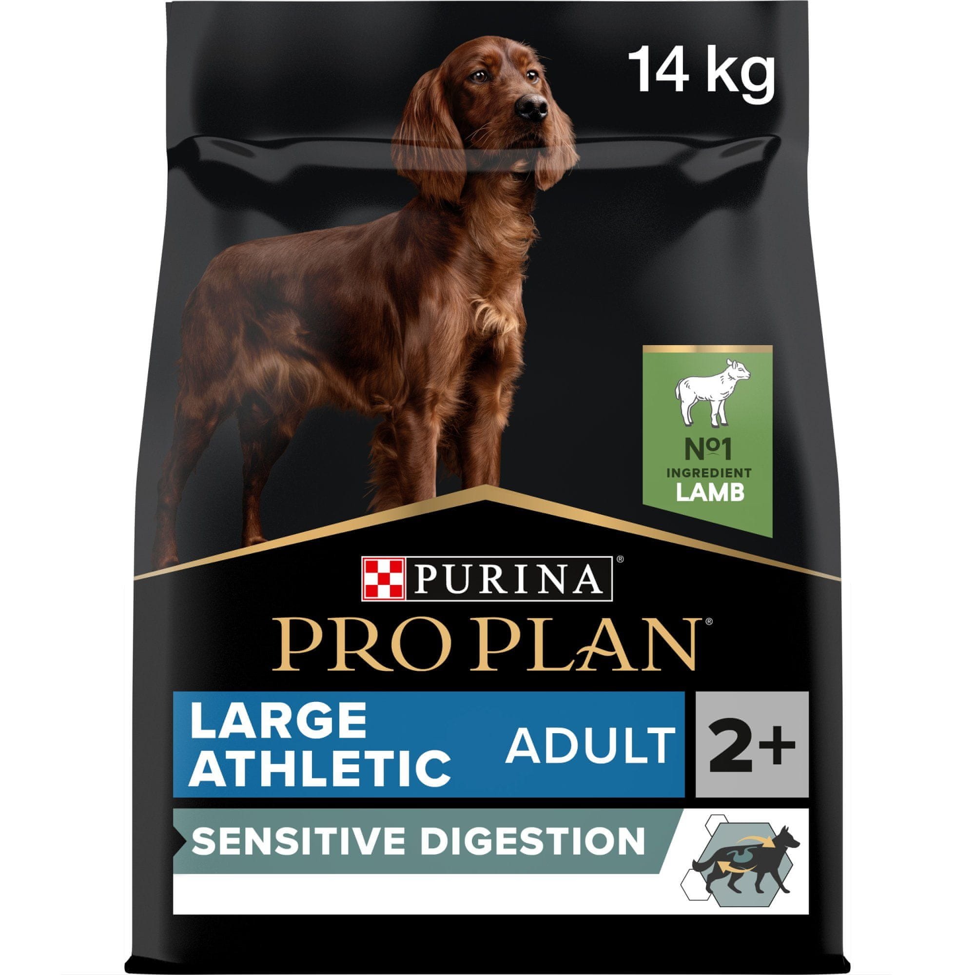 Levně Purina Pro Plan Purina Pro Plan Large Adult Athletic Optidigest jehněčí maso