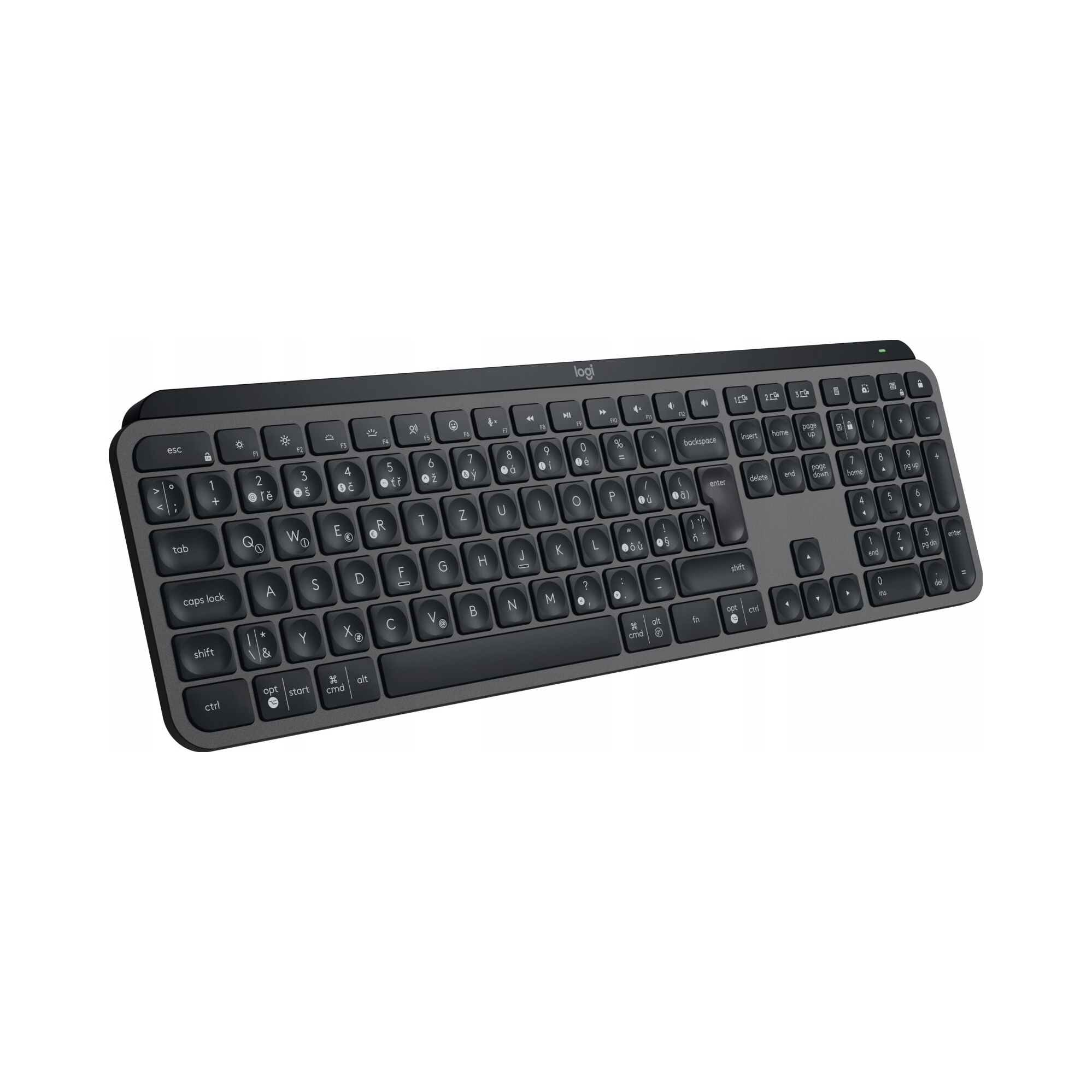 Bezdrôtová klávesnica Logitech MX Keys S Cz/sk nožnicová šedá