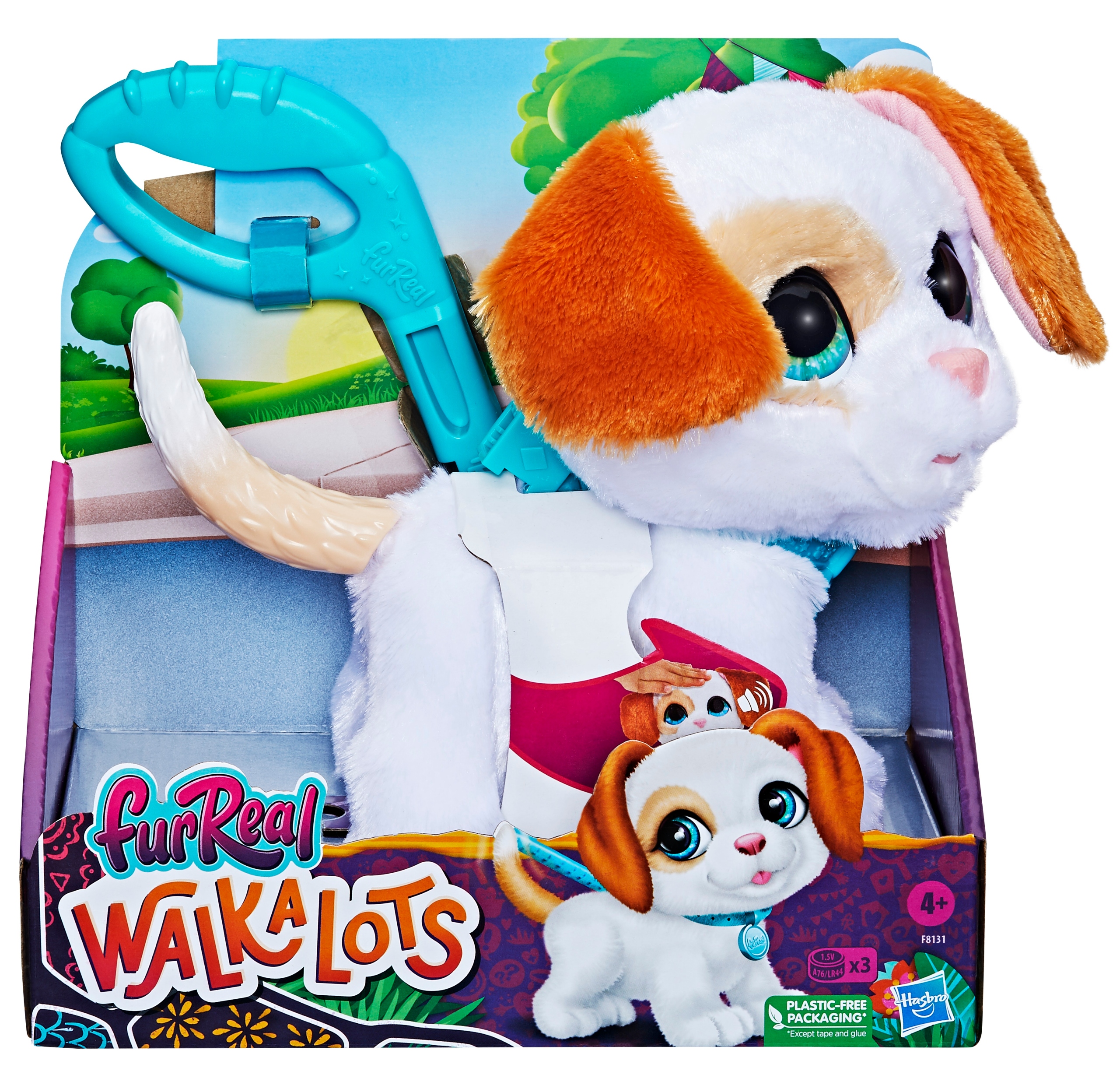 FurReal Interaktywny Piesek na Smyczy F8132 Hasbro Dźwięki Fur Real Pies