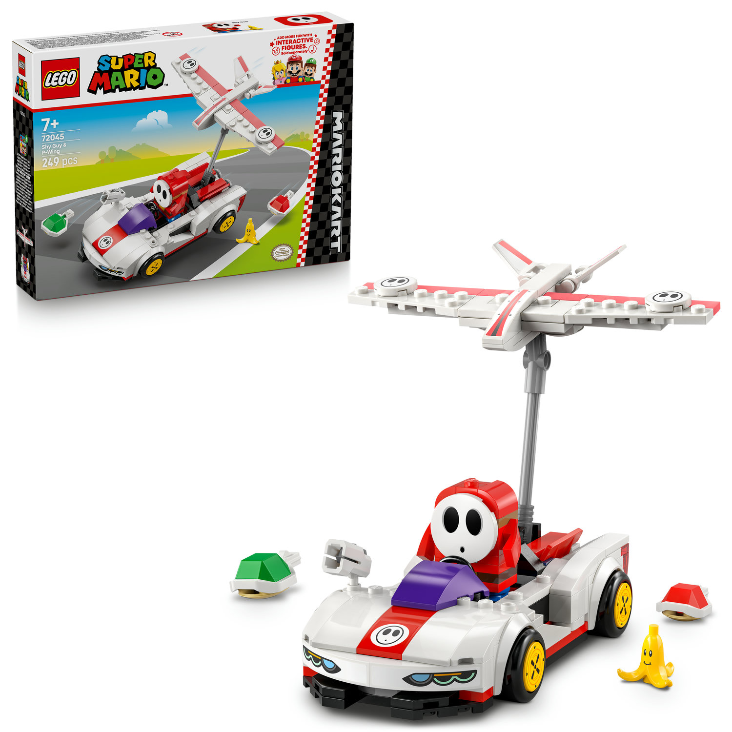 Lego Mario 72045 Mario Kart Shy Guy a P-Wing Stavebnice Nové