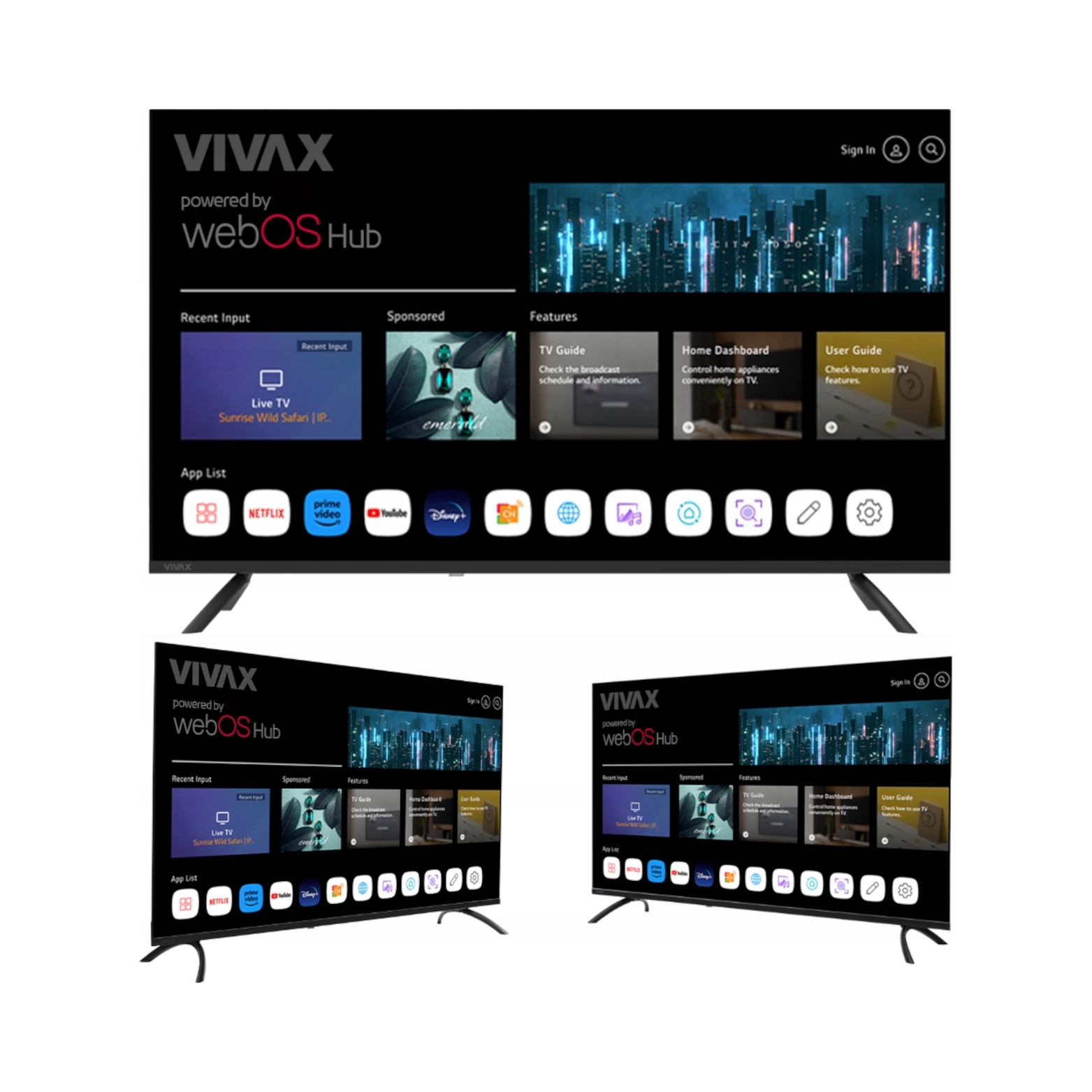 Led televízor Vivax TV-40LE110WO 40" Full Hd čierny