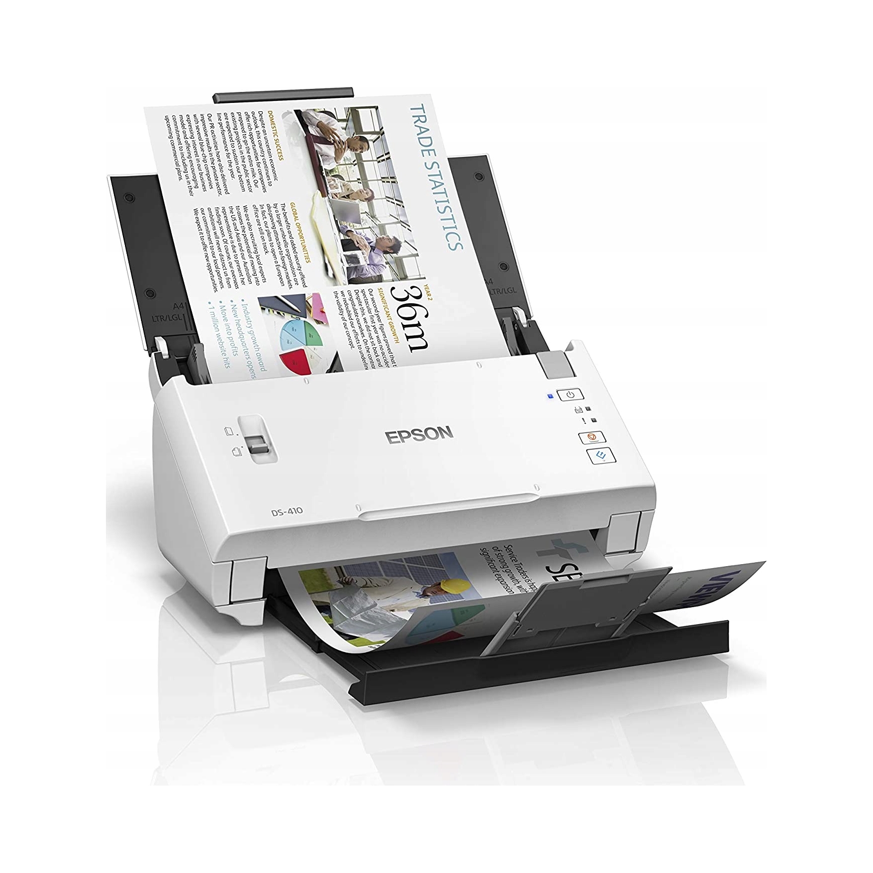 Skener Epson DS-410, 26 stran/min, 600x600 dpi s automatickým podavačem